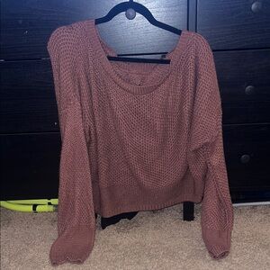 Express Women's Knit Sweater - Warm Brown